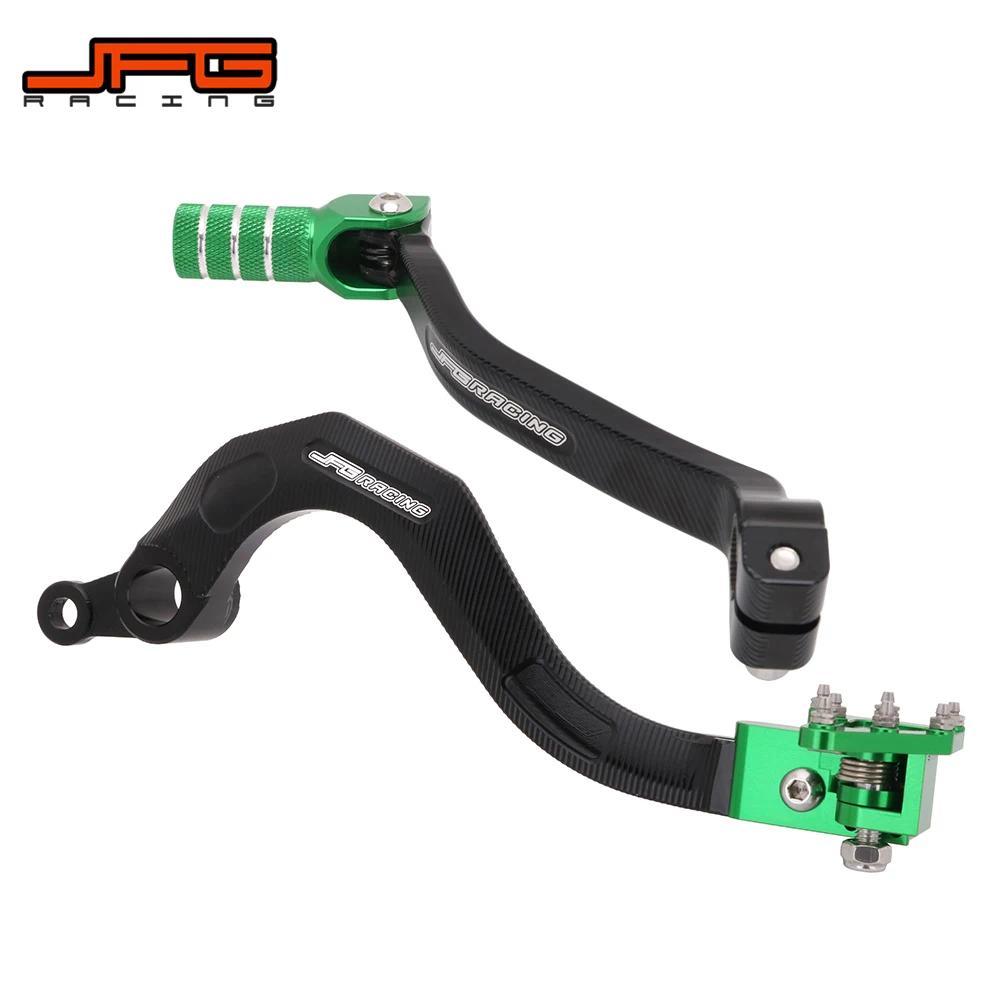 Motorcycle C Shifter Shift Rear Foot Brake Pedal Lever For KAWASAKI KX250F 2009-2018 KX250 2019-2020