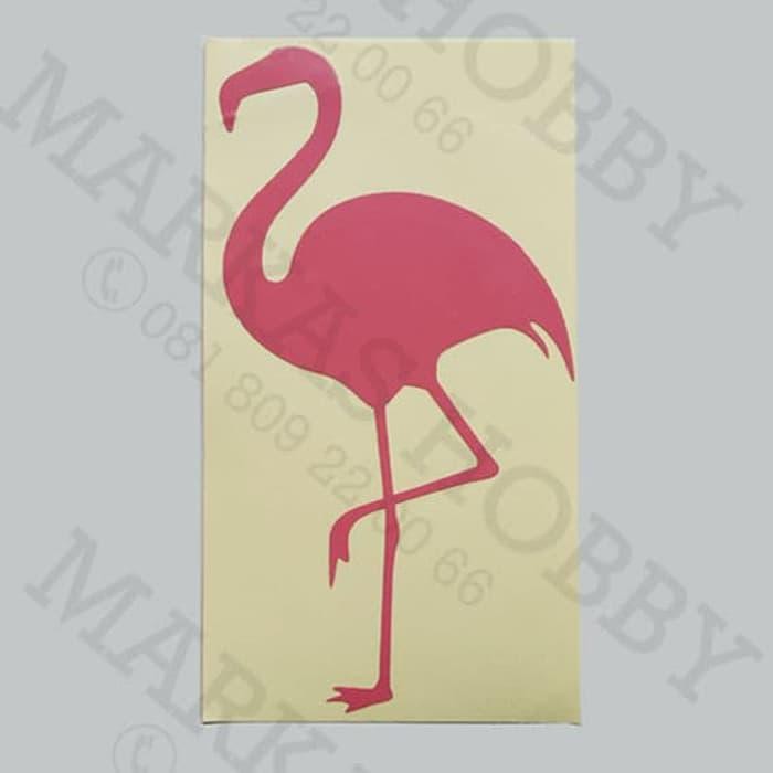 Flamingo Pink Logo Stiker Mobil Motor Sticker Aksesoris