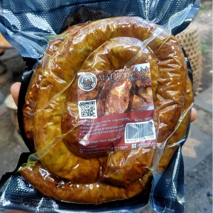 Made Legam Urutan Babi 1kg / Geratis ongkir / Best Seller / Oleh-Oleh Khas Bali / Daging / Frozen Fo