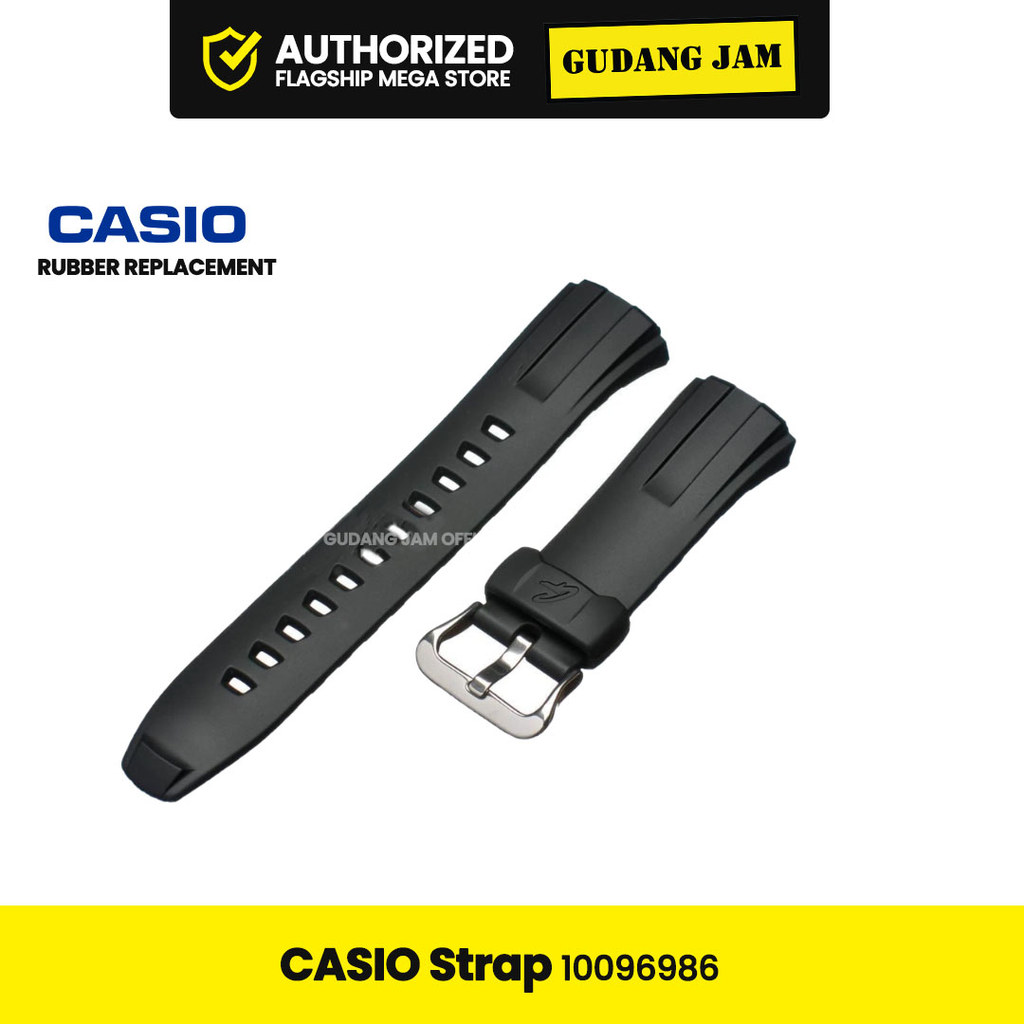 Tali Strap Rubber Casio Original 10096986 Seri GW-300 GW-301 GW330A