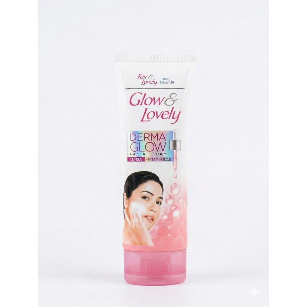 glow and lovely facial foam (PINK) 100 gr