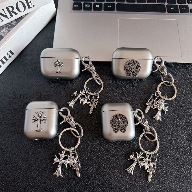 Casing AirPods Pro3 Pola Elektroplating Matte Casing AirPods 4 4anc Casing AirPods Untuk AirPods 1 2