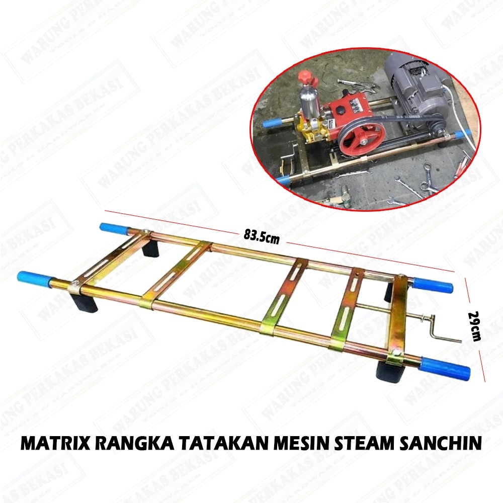 FUJA.ID NEW PROMO Seksi Casis Mesin Steam Sancin Rangka Dudukan kaki Tatakan Engine Power Sprayer BE