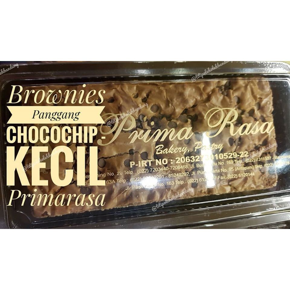 Kreasi Asa|| TERMURAH BROWNIES MINI ALMOND OREO CHOCOCHIPS PRIMARASA BANDUNG PRIMA RASA ORIGINAL BOL