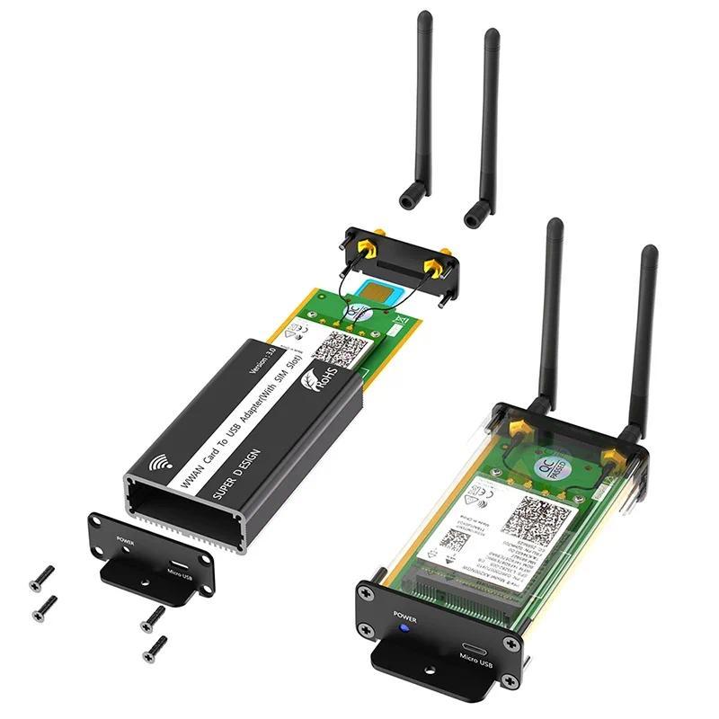 NEW Mini PCIE to USB Adapter Converter with SIM Card Slot Support WWAN/LTE/3G/4G Mini PCI Express Wi