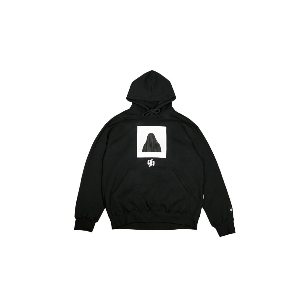 HUSTED SWEATER LIZED BLACK HOODIE