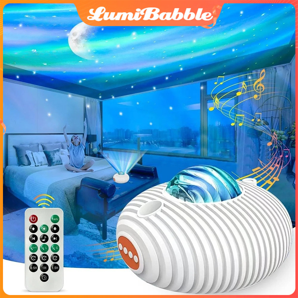 Lampu Tidur Proyektor Galaxy Lampu Kamar Tidur Aesthetic Lampu Proyektor Langit Lampu Proyektor Lang