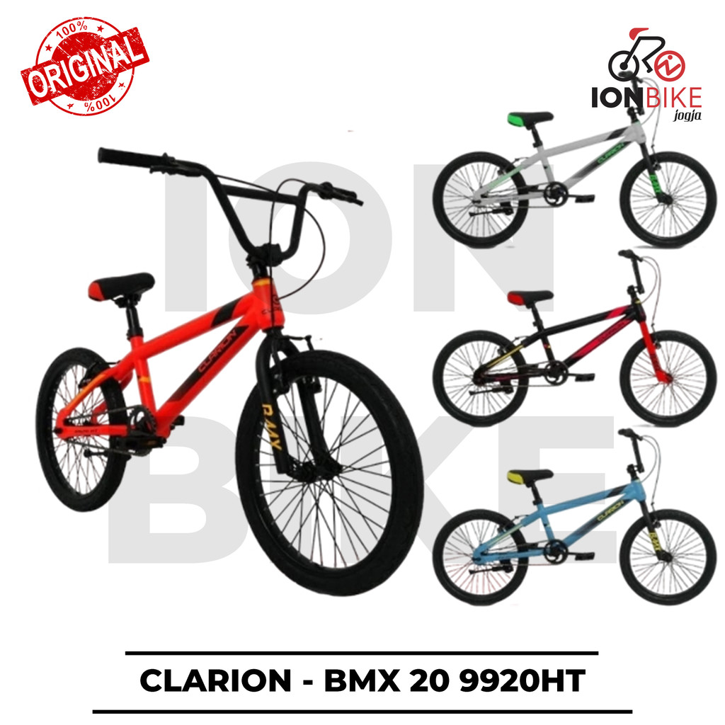 Sepeda BMX 20 Inch CLARION 9920HT Rangka Hiten Tebal Ringan Terbaru - 9920-HT Anak SD SMP SMA Street