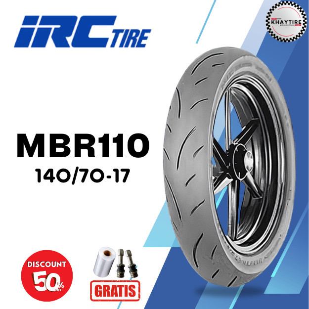 Ban Motor Soft Compound IRC MBR-110 140/70 Ring 17 Tubeless