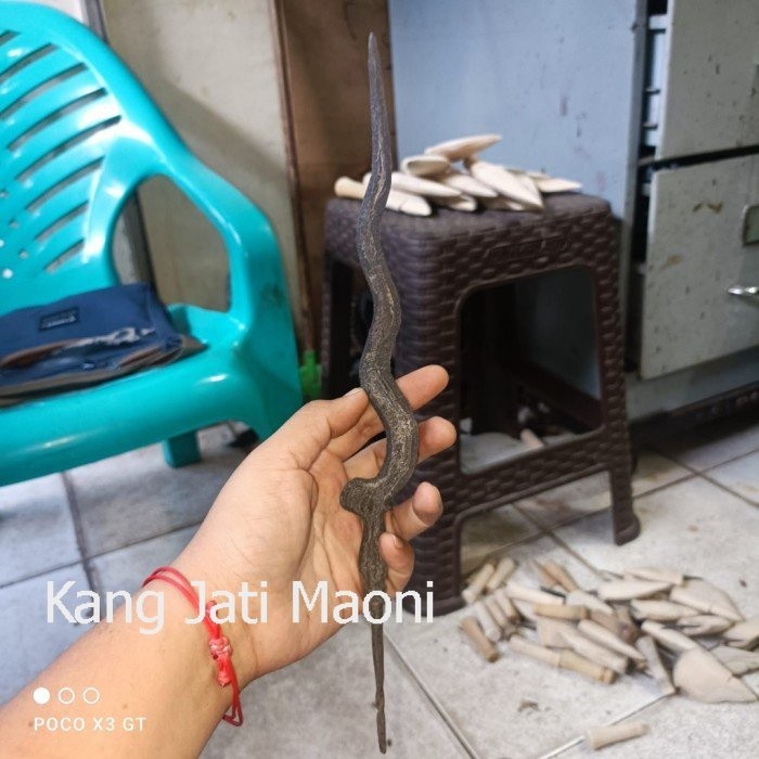 kujang sepuh pamor wahyu tumurun Asli Paling Mewah GF544