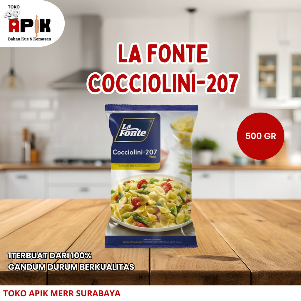 La Fonte Cocciolini 500g Pasta Mini Premium Cocok untuk Sup & Anak