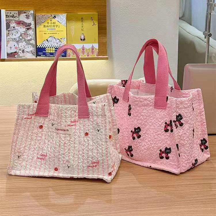 ELSA Tas bekal handbag korea aesthetic / Tempat bekal makan aesthetic custom YD2403