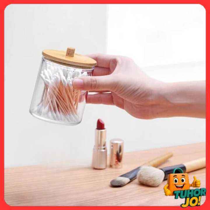 Tempat Kapas Cotton Bud Plastik Make Up Organizer - LF92
