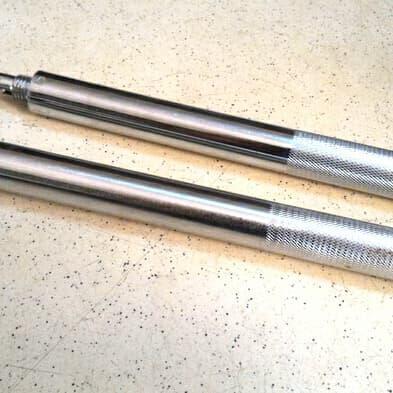 nunchaku besi ruyung logam baton stick tongkat double stick - pabrik b