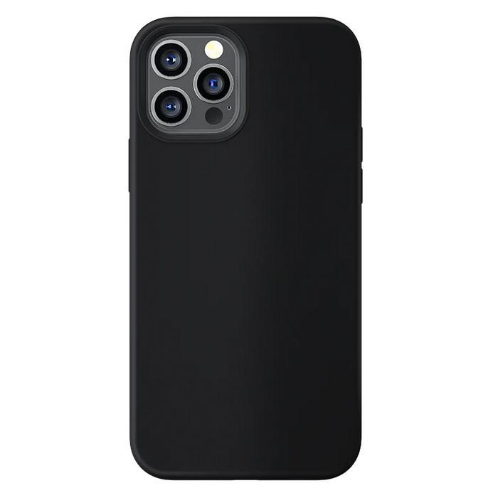 Benks Apple MFi Certified Silicone Case MagSafe for Iphone 12 Series Protection - Hitam, 12 Pro Max
