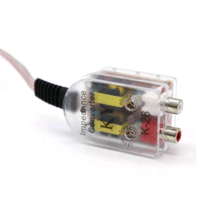 Audio Converter High to Low RCA / Converter RCA High to Low Speaker Accessories