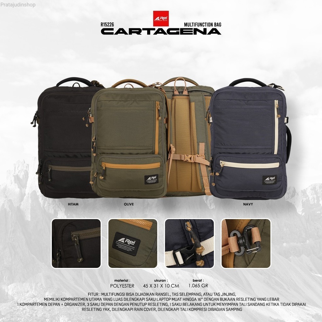Tas Ransel Multifungsi Cartagena Arei Outdoorgear