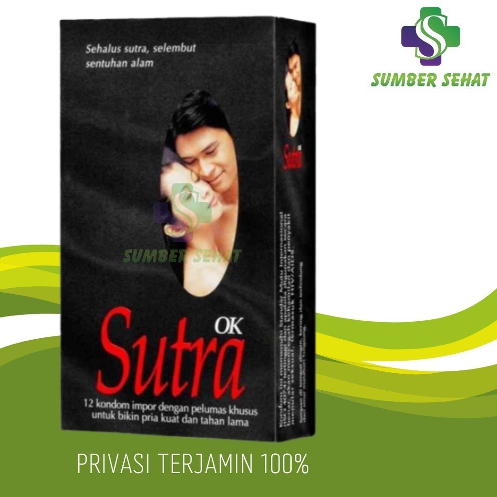 Terlariss*DA Kondom Sutra Ok Hitam Isi 12   BISA COD[READYY STOCK]