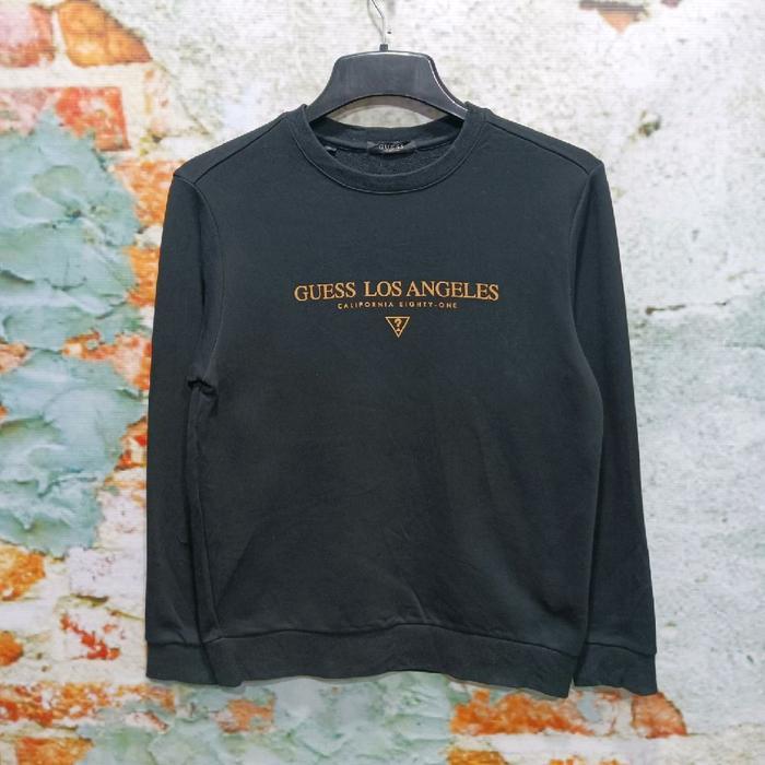 Guess Sweater Crewneck Los Angeles Ukuran M untuk Pria