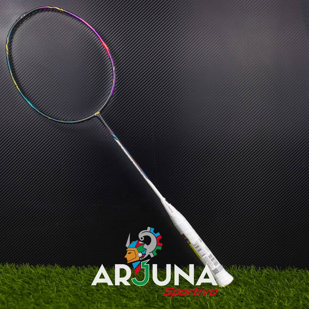 LINING RACKET BADMINTON FRAME HALBERTEC 8000 SNAKE LTD ED / GREEN PINK AYPV077-4 / RAKET BULU TANGKI