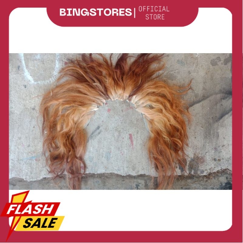 Bando Rambut Sapi/Acesoris Barongan/Rambut Barongan BR
