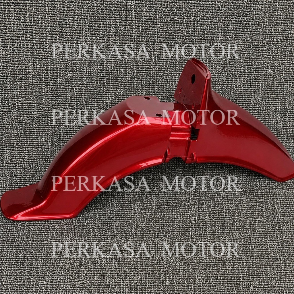 SPAKBOR DEPAN SUZUKI RC100 SLEBOR RC 100 WARNA MERAH MAROON