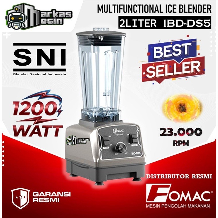 Ice Blender FOMAC IBD-DS5 Smoothie Blender Multifunctional Smothie GARANSI 1 TAHUN SNI