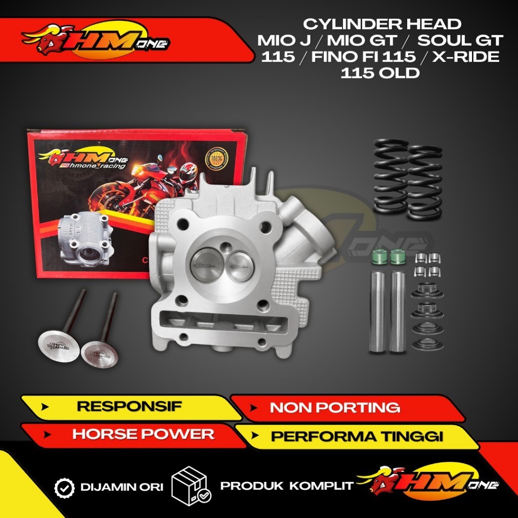 HMONE BLOK HEAD PORTING 54P MIO J FINO FI XRIDE SOUL GT 115 JUPITER Z1 VEGA RR KLEP 24/28MM | 24 28 