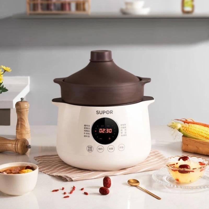 electric stew pot bird's nest electric stew pot 4L home porridge soup health electric casserole baby