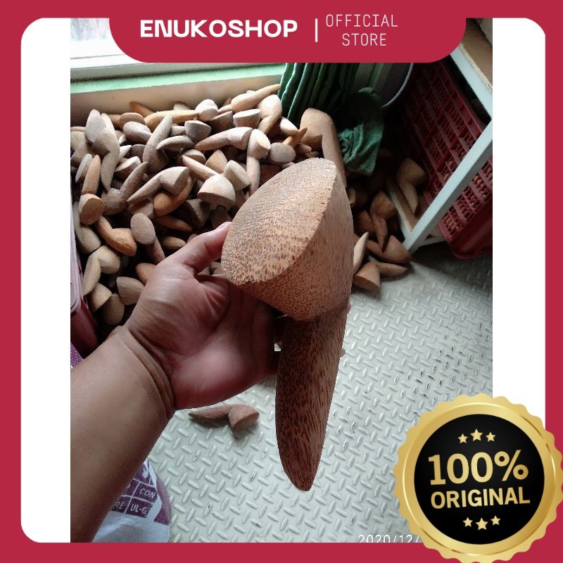 Ulekan Kayu Kelapa BESAR / Ulegan Kayu Kelapa BESAR / Ulek Uleg UB