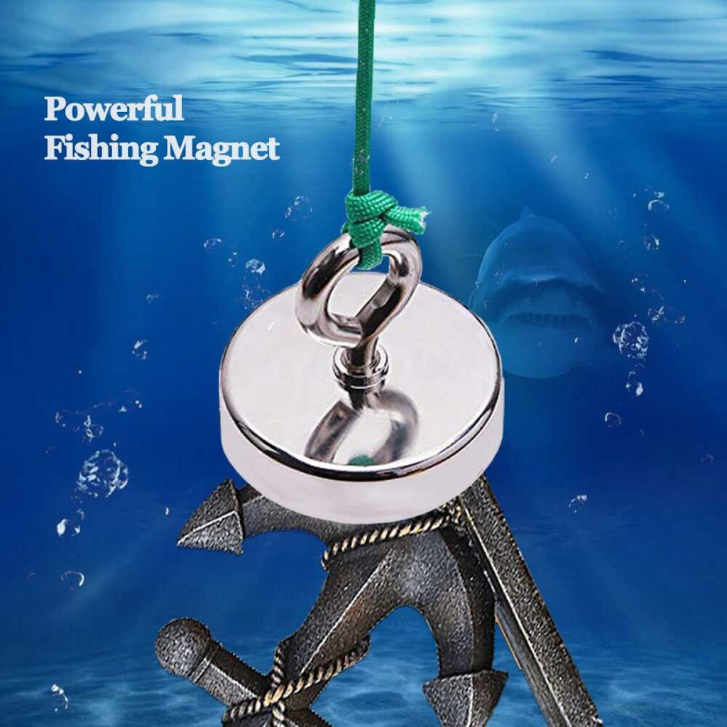Magnet Gantungan Round Hook Strong Neodymium 75mm - D75