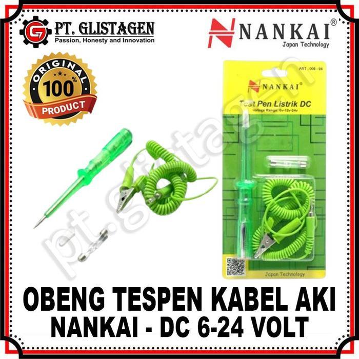 TEKIRO - NANKAI Obeng Tespen Kabel DC Tespen DC Listrik Tespen Aki Tespen Kabel Digital Tes Pen Test
