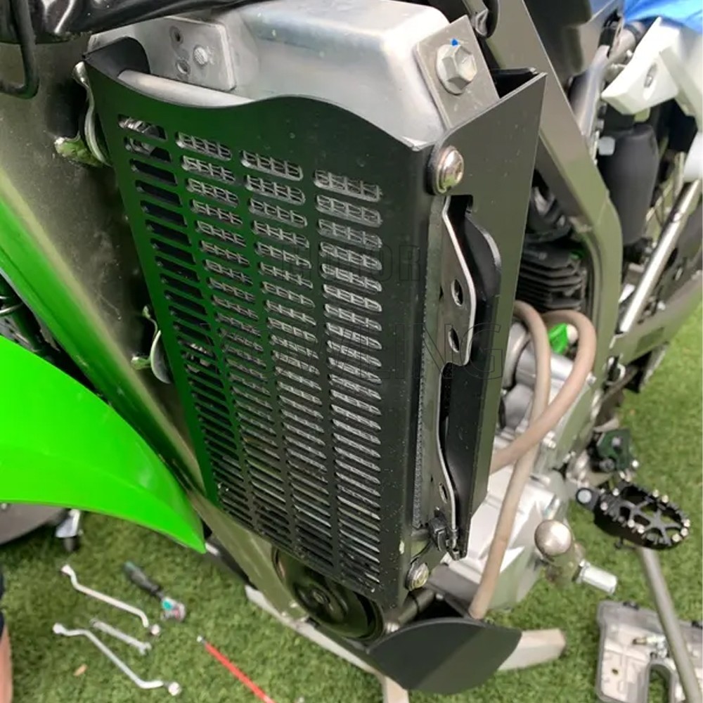 Motorcycle Accessories Raator Grille Guard Grill Protection Part FOR KAWASAKI KLX250S KLX250SF KLX25