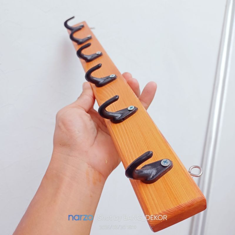 Hanger Baju Capstok Kayu Jatibelanda 40/45cm