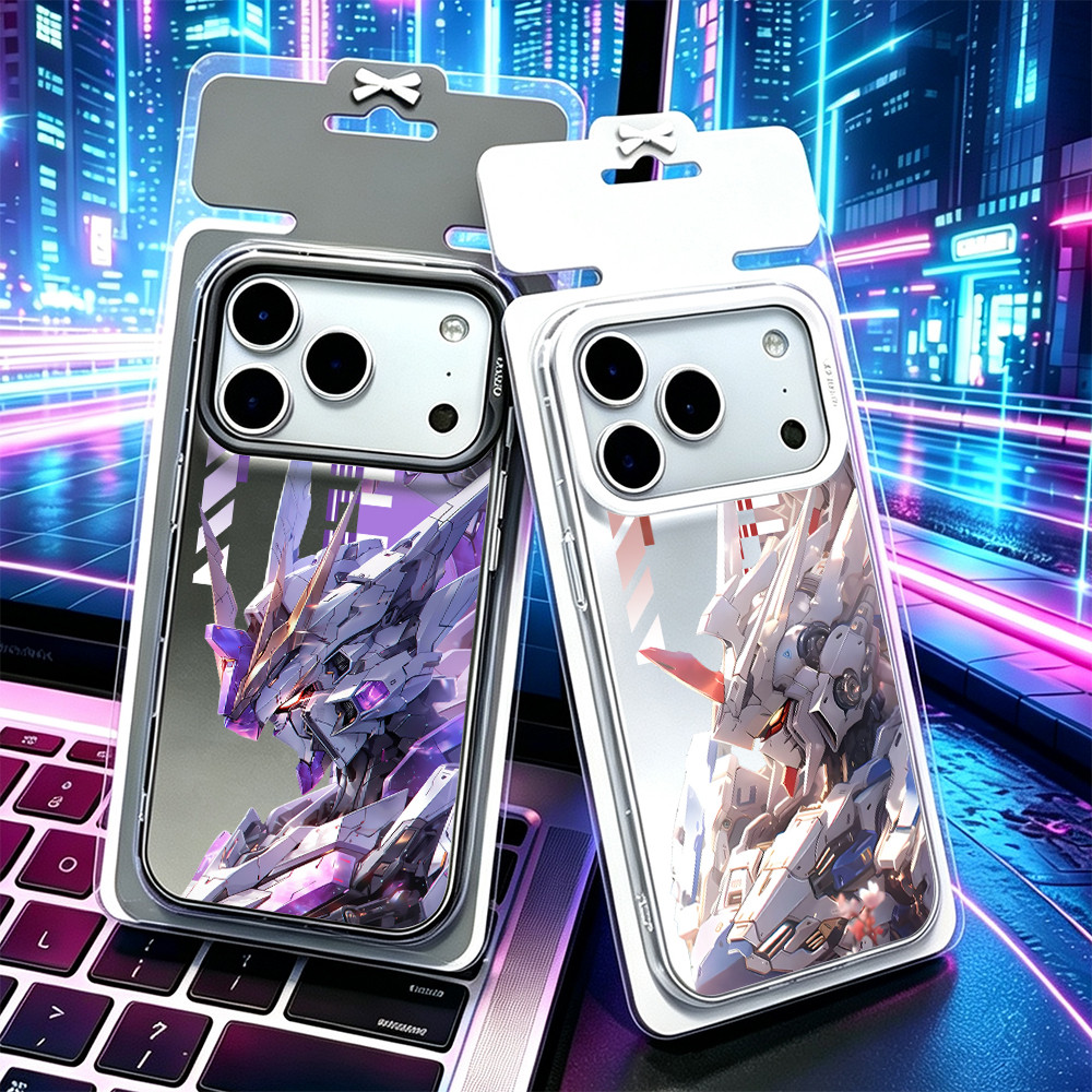 Mobile Suit Gundam Casing Ponsel For IPhone 17, 17ProMax, 16, 16Pro, 15, 16ProMax, 14, 13, 12, 11. A