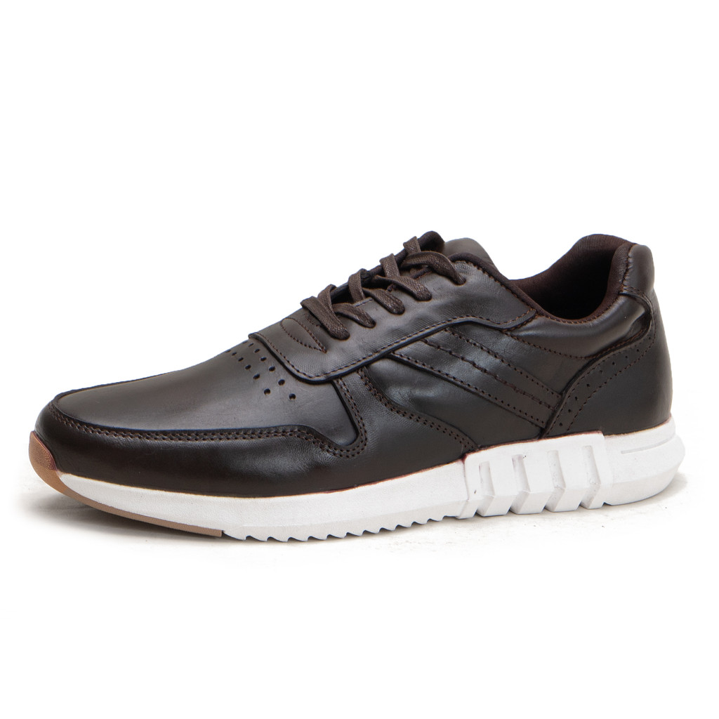 Sepatu Casual Pria Bahan Kulit Sepatu Sneakers Semi Formal Fordza 844