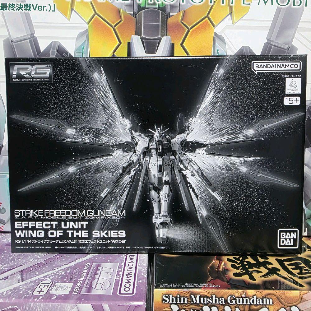 RG EFFECT UNIT WING OF THE SKIES FOR STRIKE FREEDOM GUNDAM PREMIUM BANDAI