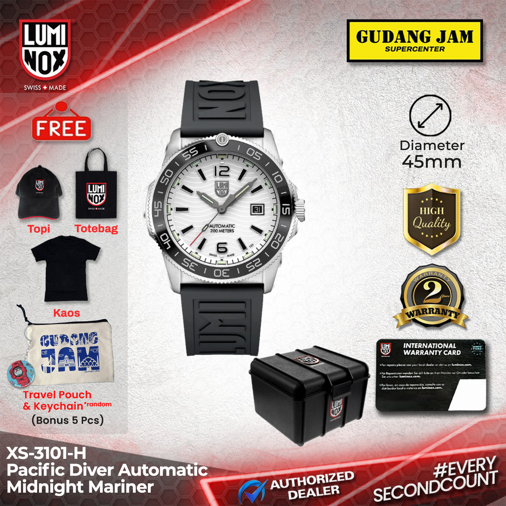 Luminox Pria XS.3101.H Pasific Diver Automatic Midnight Mariner, Diver Watch