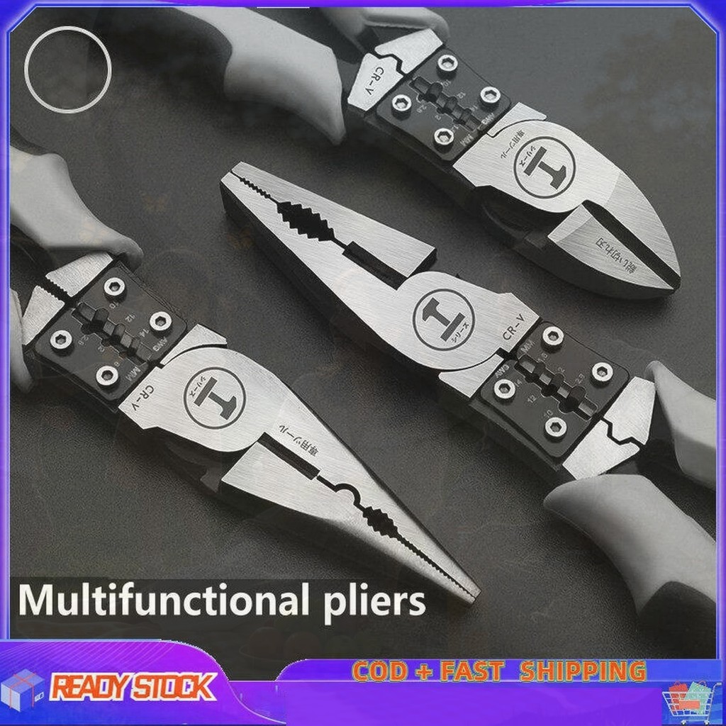 Kapusi Tang Kombinasi/Tang Lancip/Tang Potong/Tang Multifungsi/Heavy Duty/Tang Kabel Multifungsi