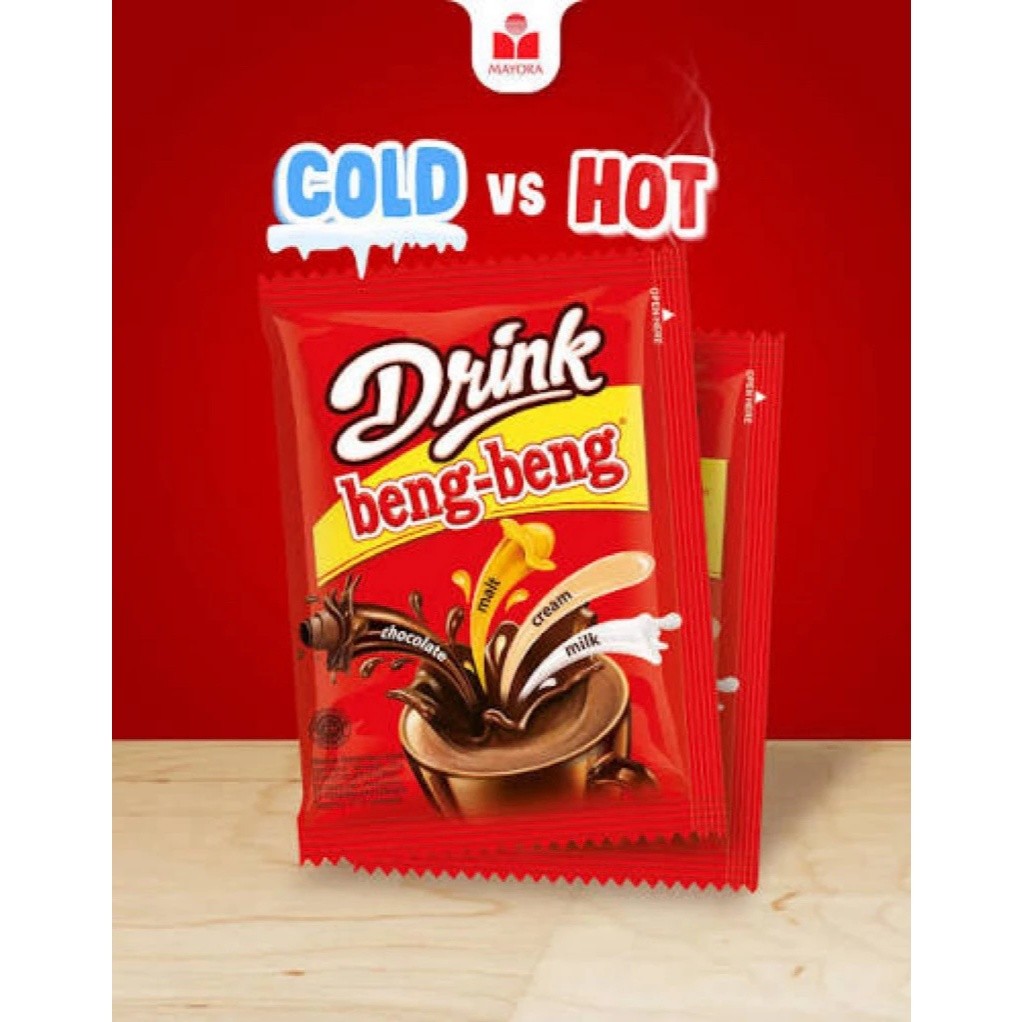 Beng Beng Drink 27gr harga ecer varian renceng / renteng Minuman Cokelat Coklat Drink tanpa free Pra