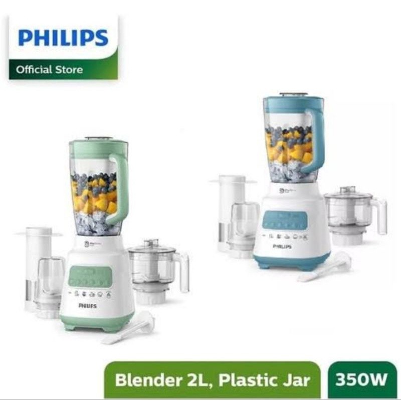 Philips Blender 2 Liter Plastik + Multi Aksesoris HR2223 HR 2223 Blender