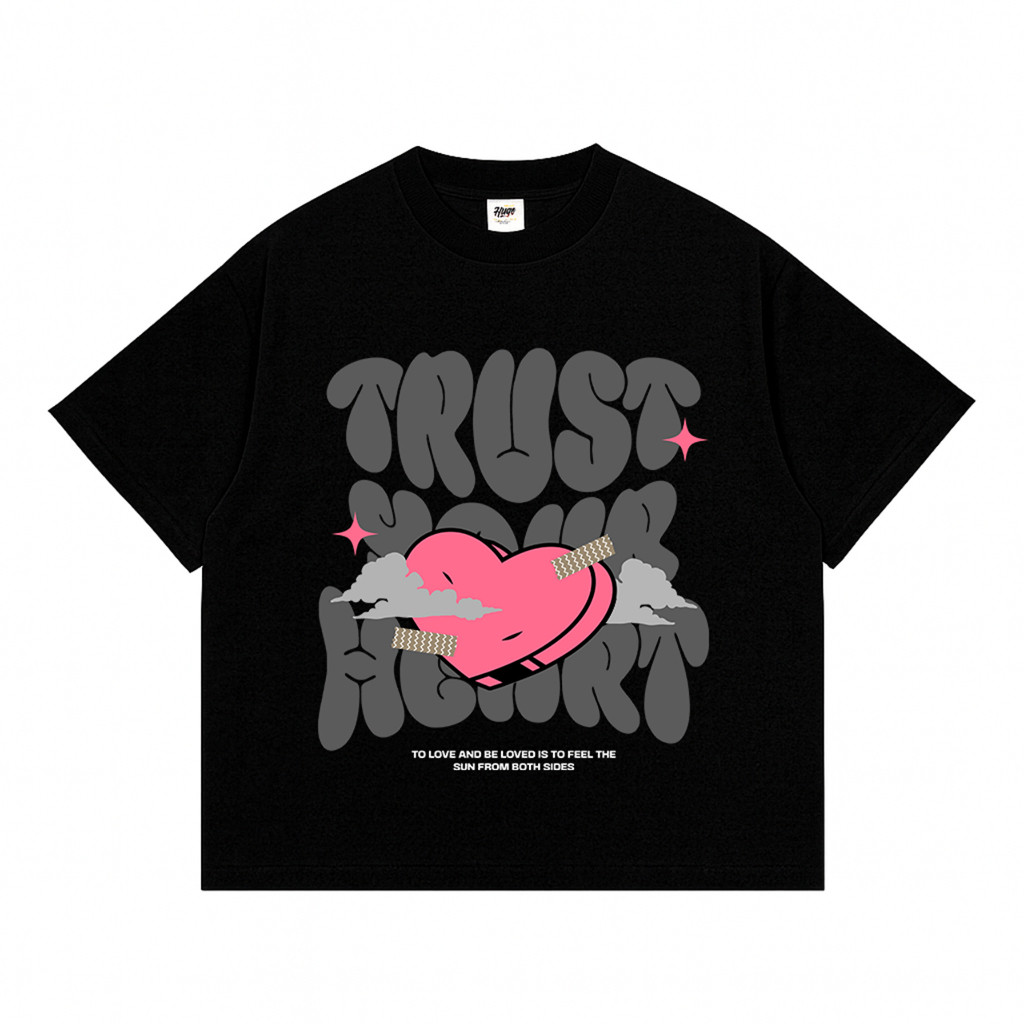 Tshirt  Boxy fit Tshirt Boxy Trust Your Heart 22s OVERSIZE BOXY UNISEK