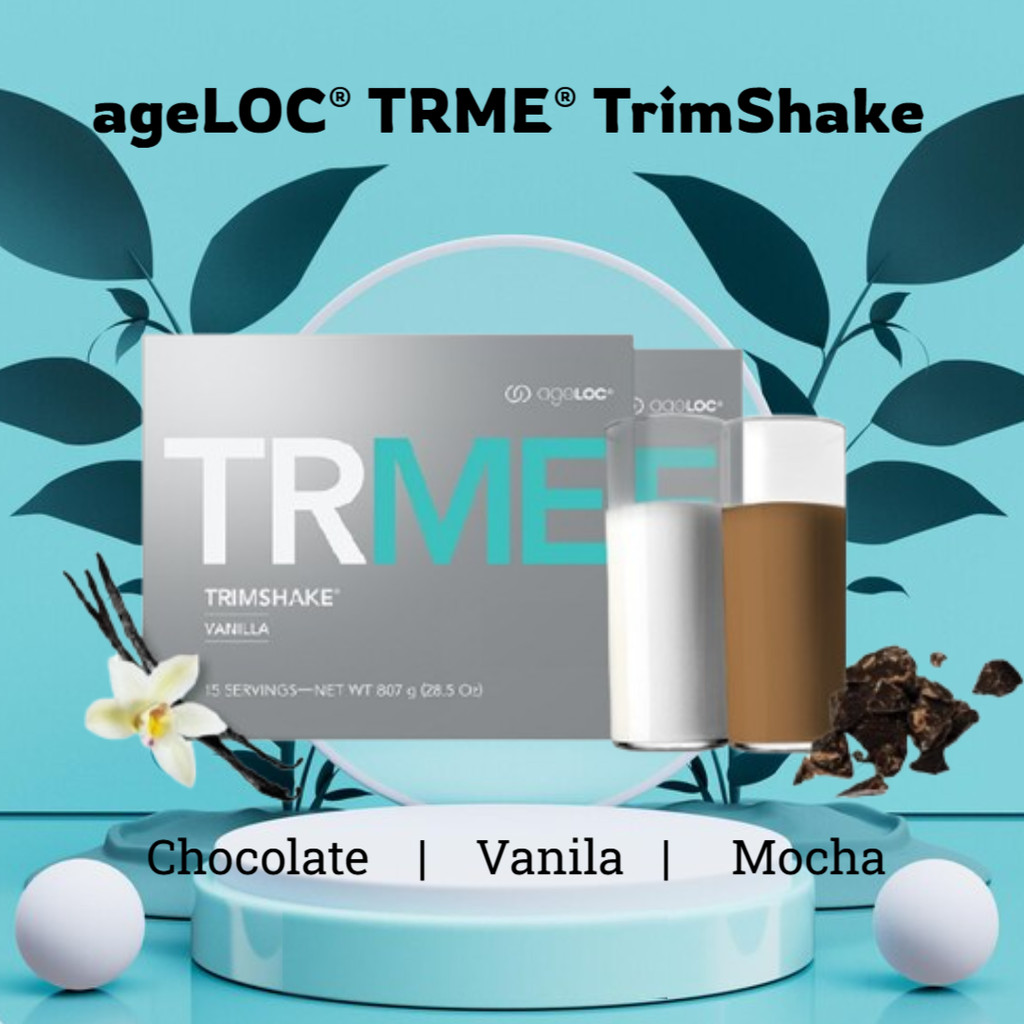 [ NURI SKIN ] ageLOCC® TRMEe® TrimShake NUS SkinReady 3 Rasa Vanila , Coklat, Mocha Susu Protein Pen