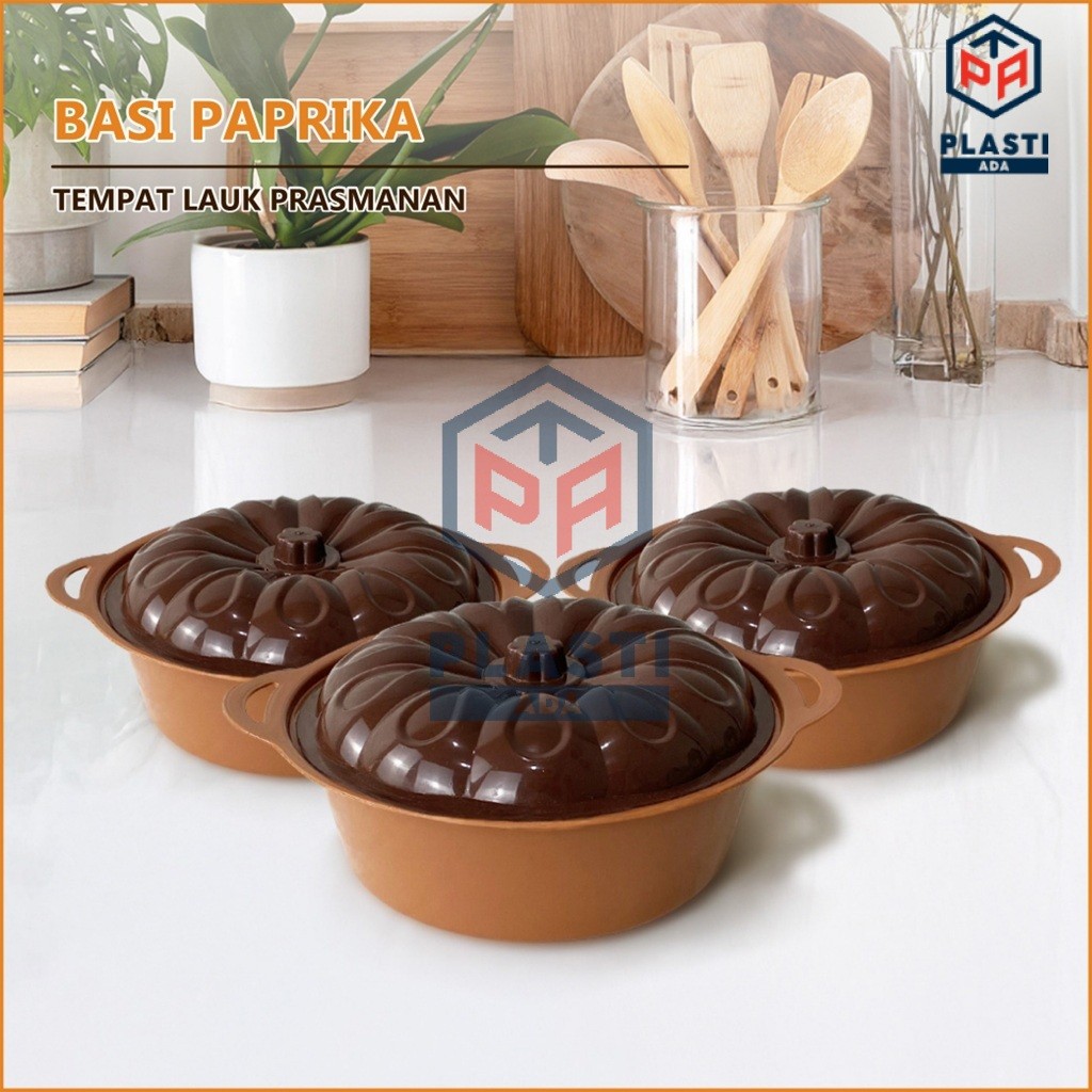 BASI PAPRIKA - Tempat Lauk Prasmanan / Perabot Serba 2000 / Wadah / Tempat Saji Makanan