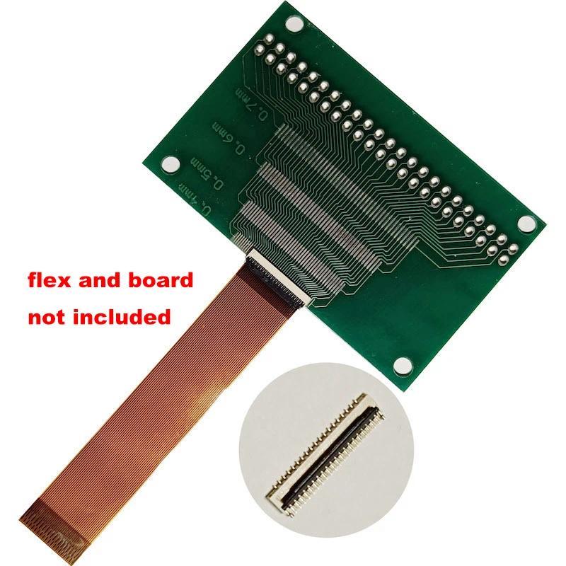 2PCS 03Pitch 11P  71P FPC FFC Flat Cable Connector Socket For Laptop keyboard Interface Test Board Y
