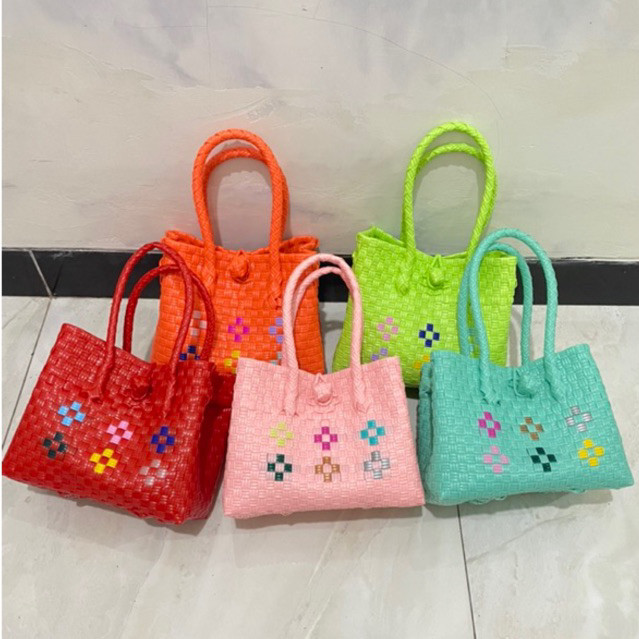 ReadyTas Anyam Jali Model Bunga Kecil Original Majid Tas Handmade