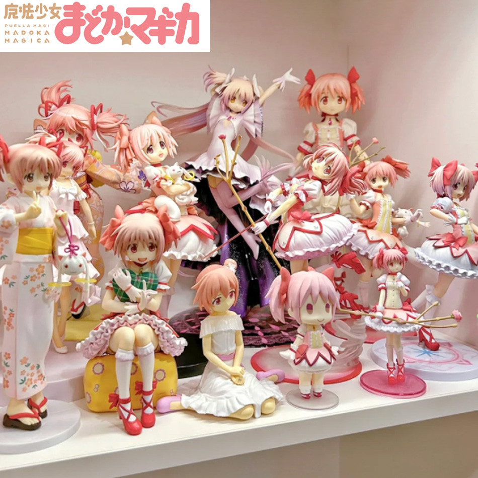 Puella Magi Madoka Magica Anime Figure Kaname Madoka Akemi Homura Momoe Nagisa Cute Collectible Mode