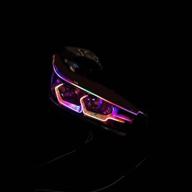 Otoled.id Slim Frame Hexagonal Innova Reborn Premium + Slim Cakar Type G Shroud Biled 2.5 Inch Angel