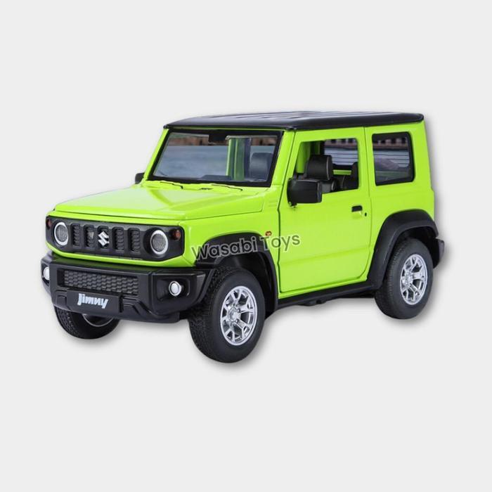 Miniatur Diecast 1:24 Suzuki Jimny Official Licensed Katana (Alas, Klakson, Suspensi, Buka Pintu) - 