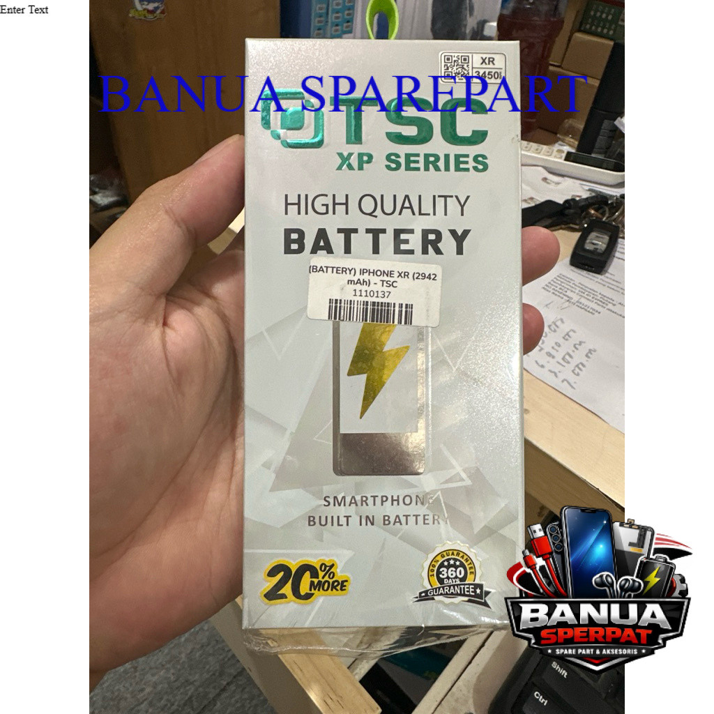 Baterai iphone XR original battery